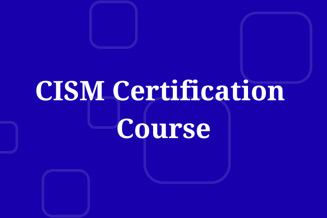 CISM certification course participants learning information security management