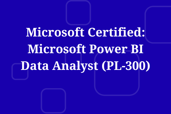 Master Power BI with our PL-300 certification training. Get certified in 6 weeks with hands-on labs, expert instruction, and exam guarantee. Start your data analytics journey today!